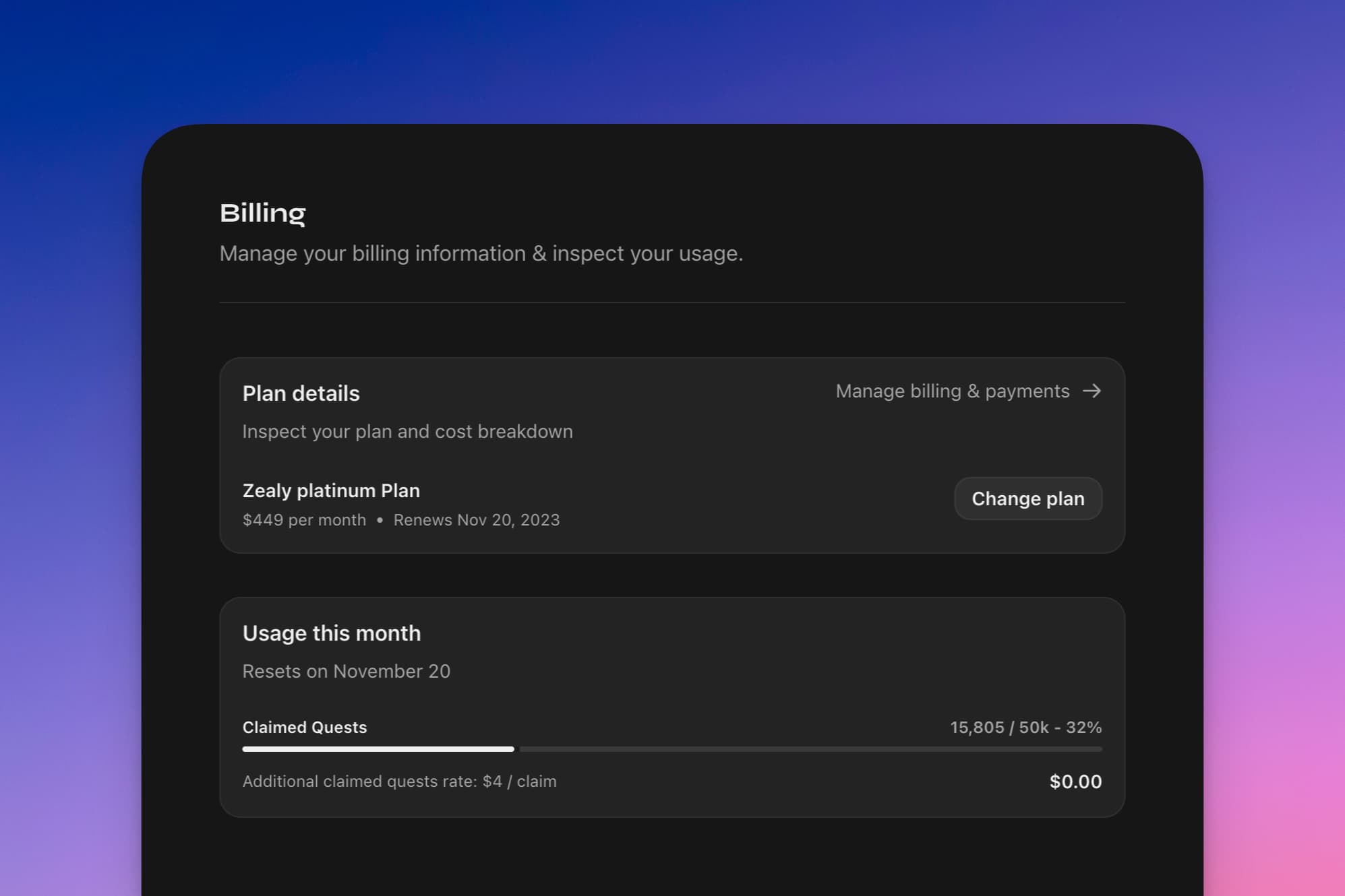 Streamlined Billing & Enhanced Community Features
