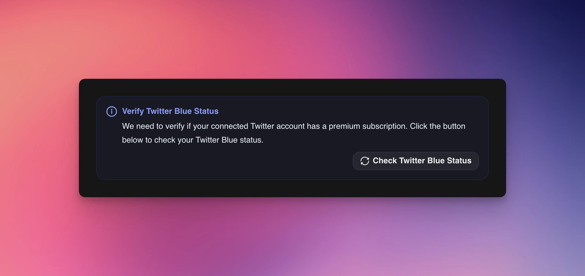 Twitter Blue Check