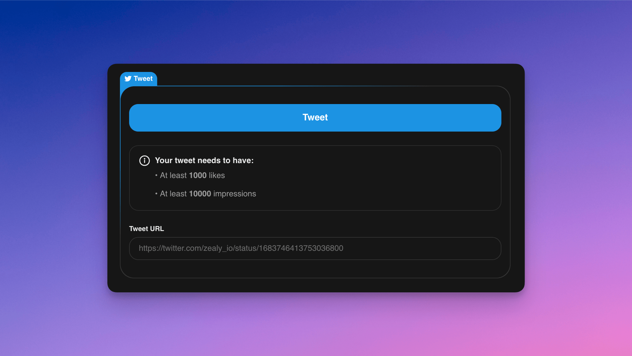 Tweet Engagement Metrics