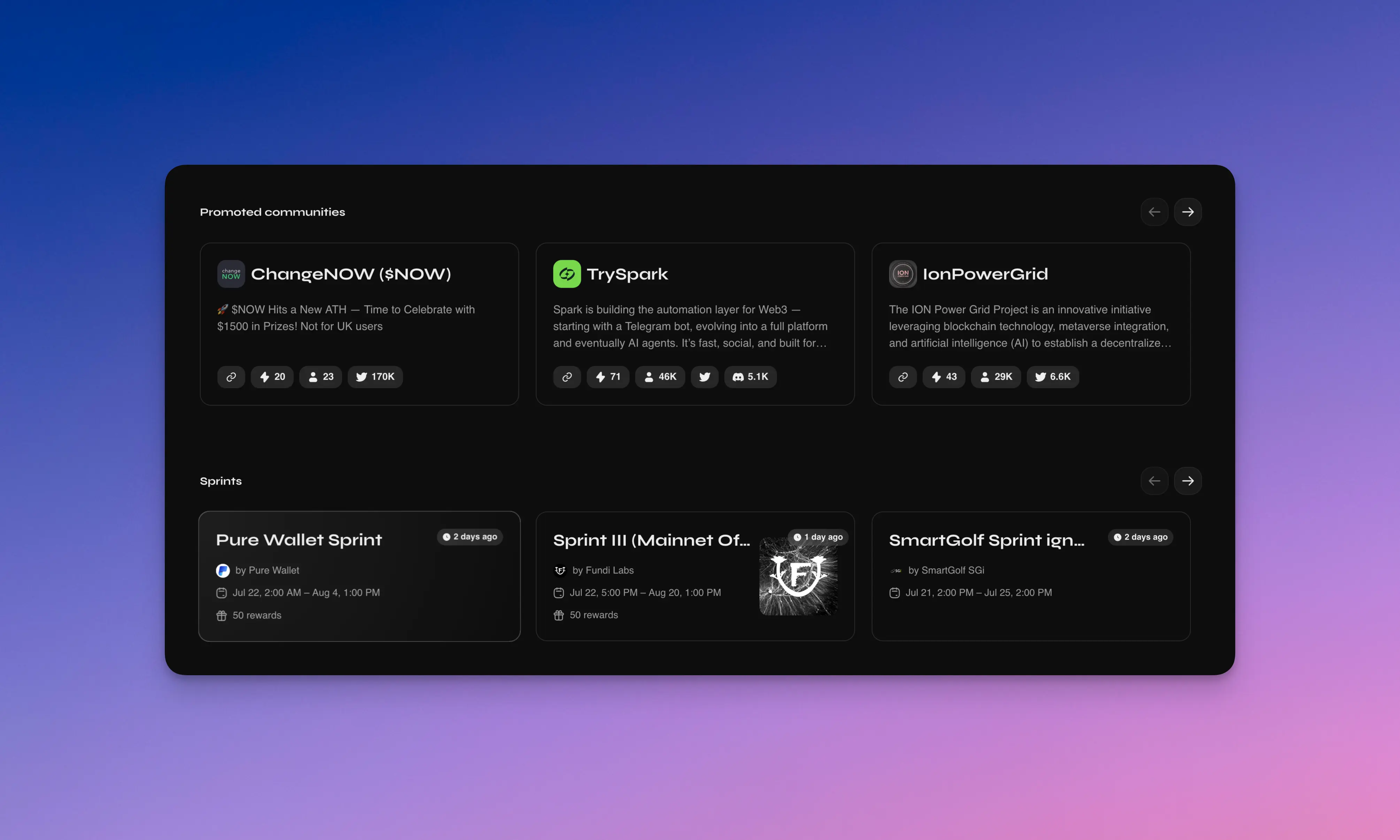 Community Managed Campaigns