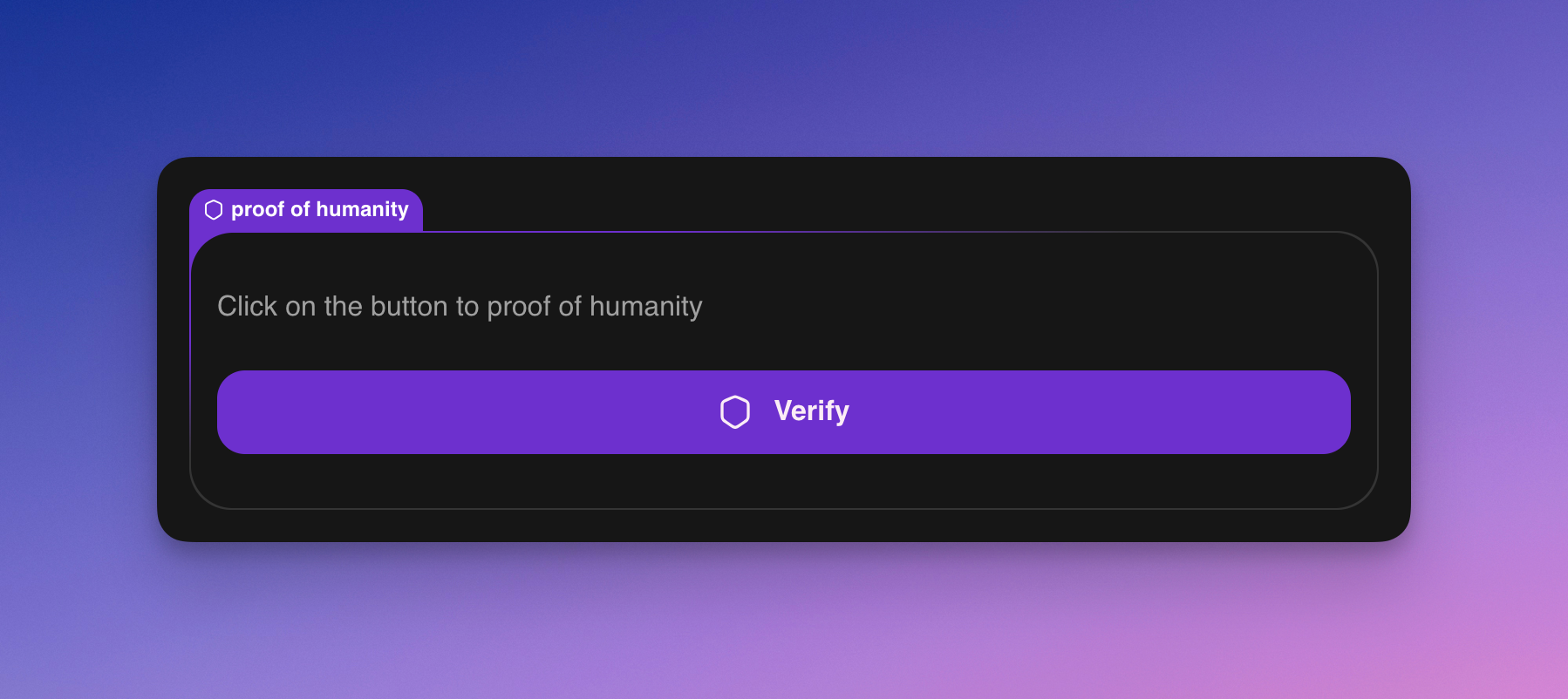 Proof of Humanity